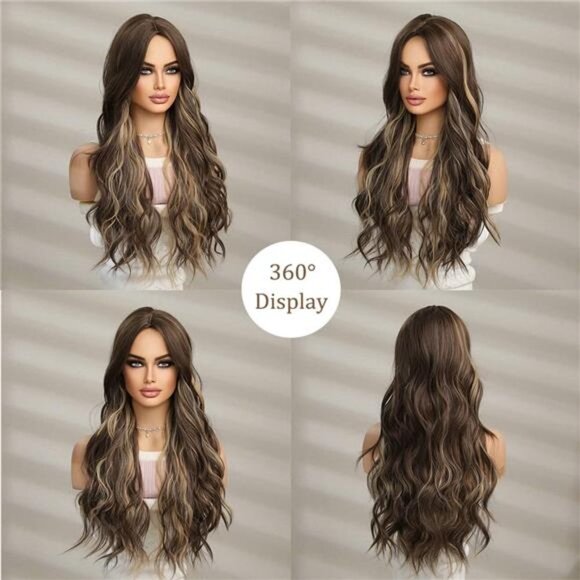Women Cosplay Daily Natural Hair Wig Heat Resistant Fiber  display picture 3
